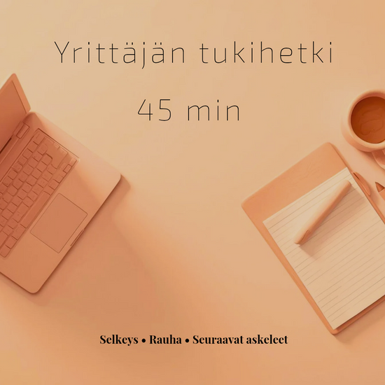 Yrittäjän tukihetki – 45 MIN