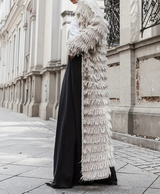 Boho Luxe -neuletakki