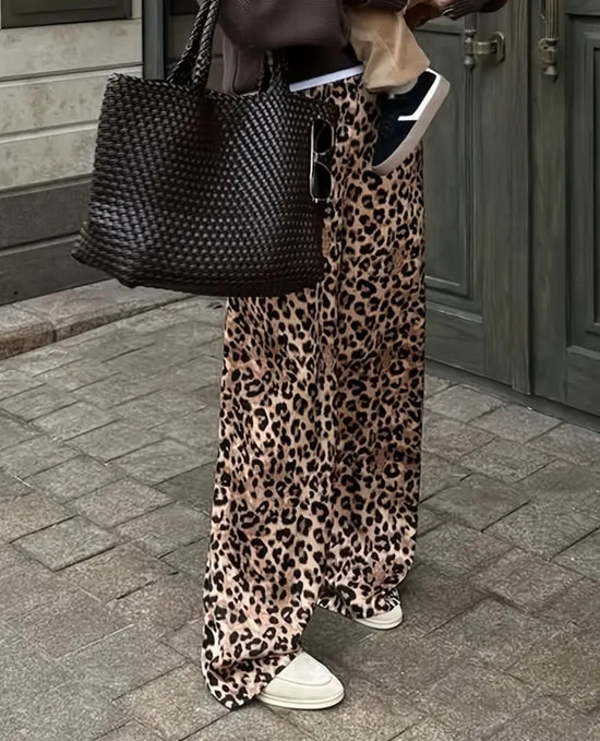 Wild Spirit Leopard satiinihousut