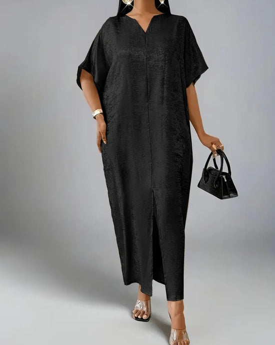 Black Relax Kaftaan Dress β Elegant Flow