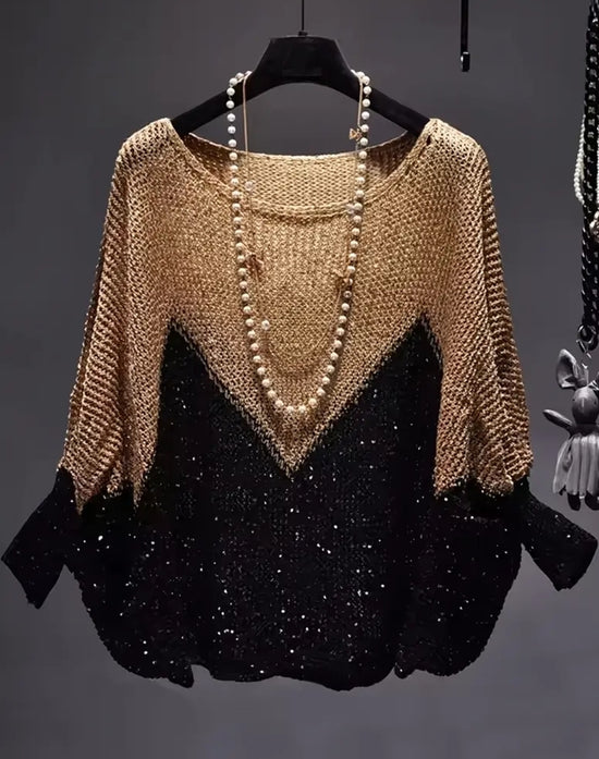 Golden Night Knit – neulepaita