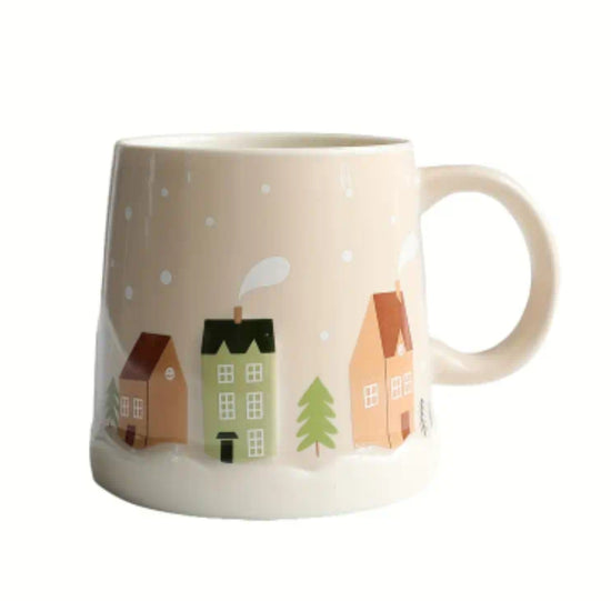 Winter Village -posliinimuki 350 ml