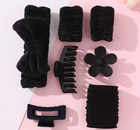 Modern Essentials – 7-Osainen Hiussetti Musta