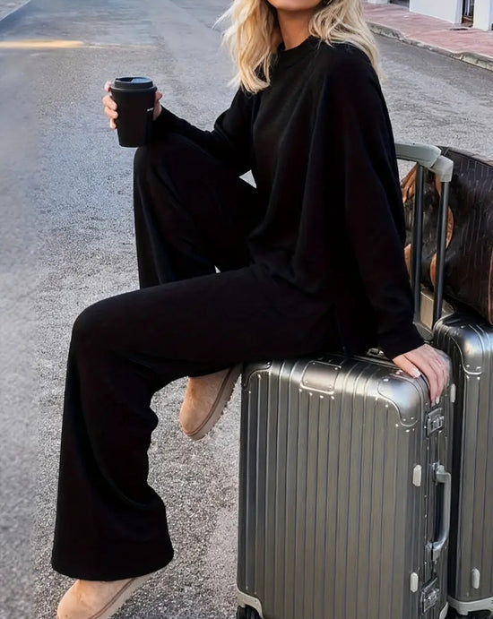 🖤 Lounge Luxe Travel Set – Black Edition