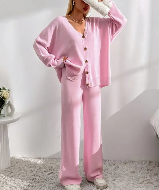 Soft Knit Lounge Set pink 💕