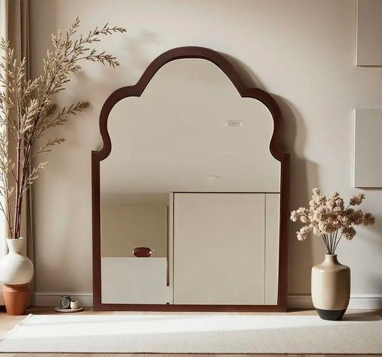 Vintage-Bogenspiegel – Epäsäännöllinen kaaripeili (50 × 35 cm)