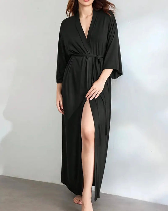 Soft Elegance - kylpytakki musta