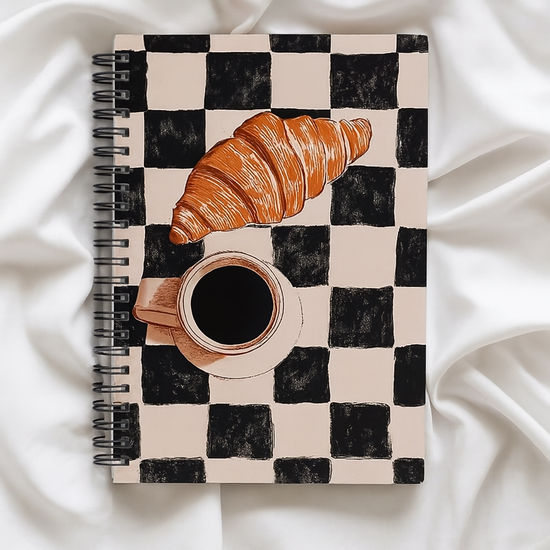 Café Croissant Muistikirja A5