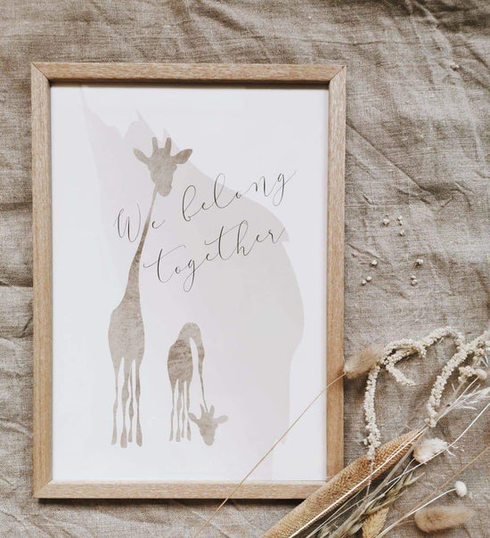 Juliste A4 - Kirahvi - LuKLabel