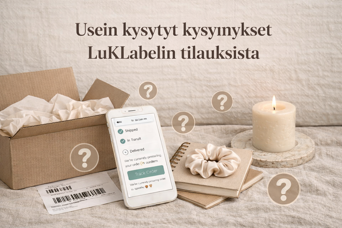 Usein kysytyt kysymykset LuKLabelin tilauksista