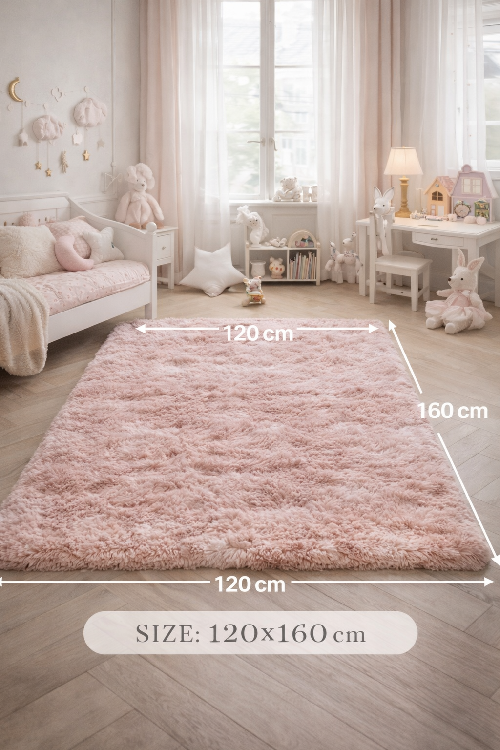 Soft Haven Plush Rug – Pehmeä Nukkamatto