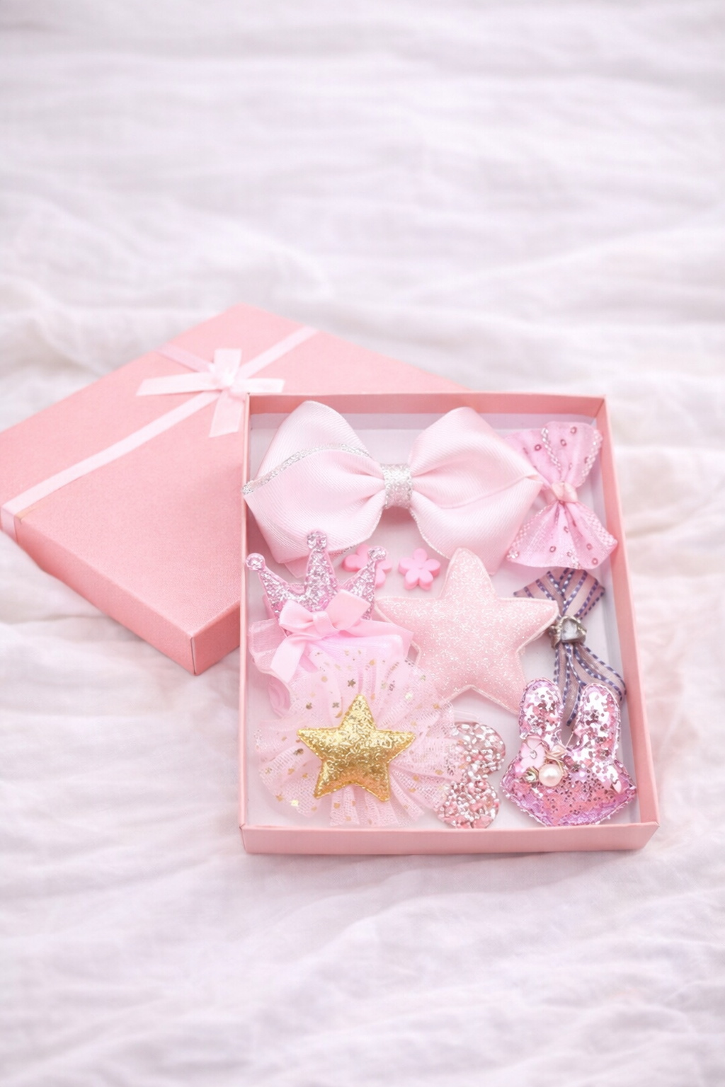 Prinsessamainen hiusasustesetti lapsille