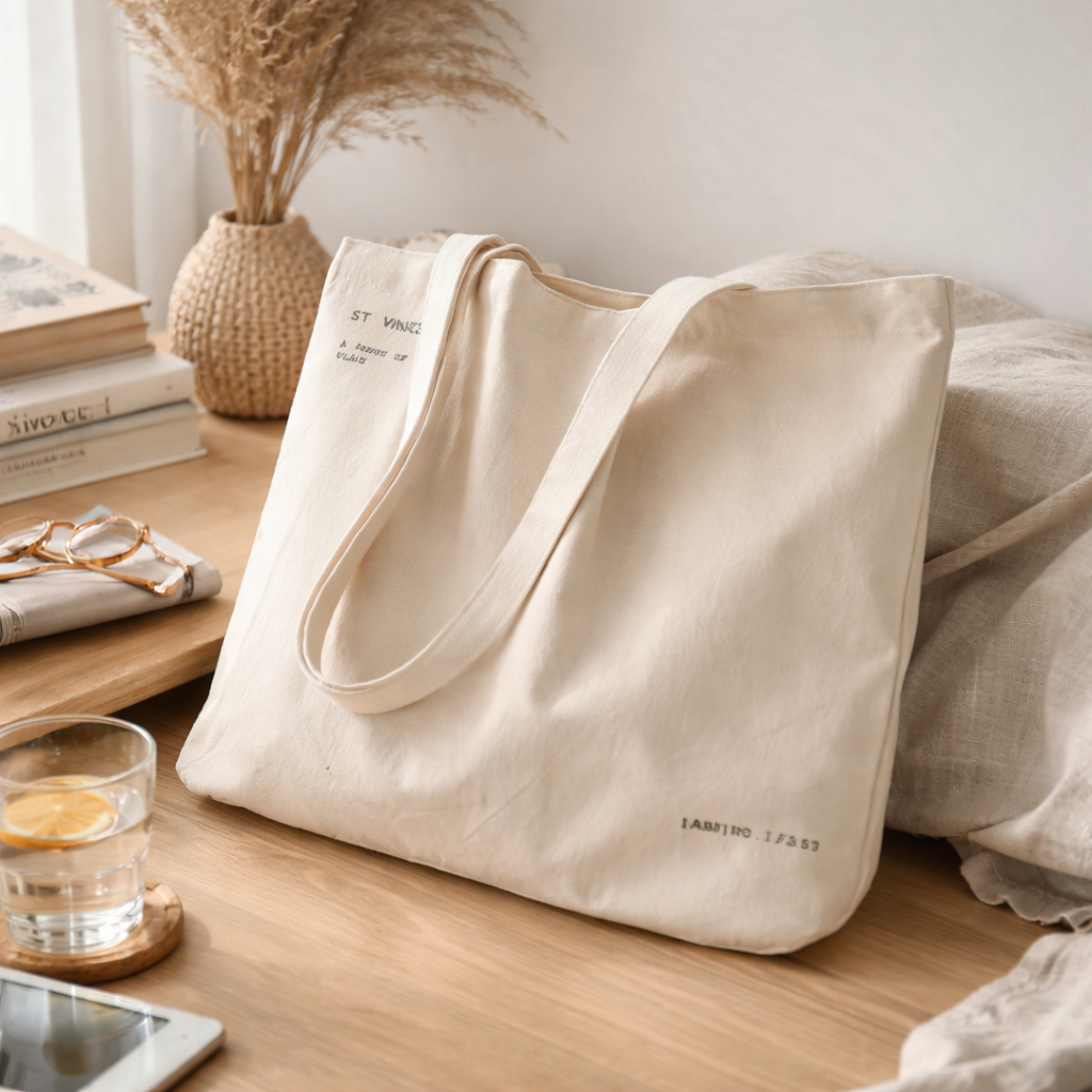 Minimal Canvas Tote – ajaton kangaskassi arkeen