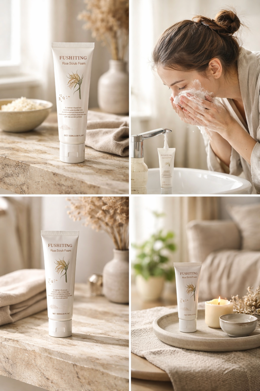 Rice Glow Cleansing Foam – Riisikuorivaahto kasvoille