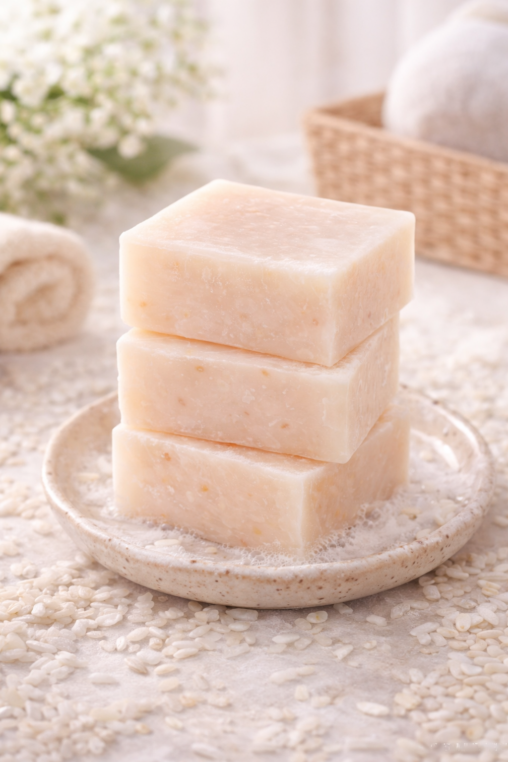 Riisimaitosaippua – Hellävarainen puhdistus kasvoille ja vartalolle