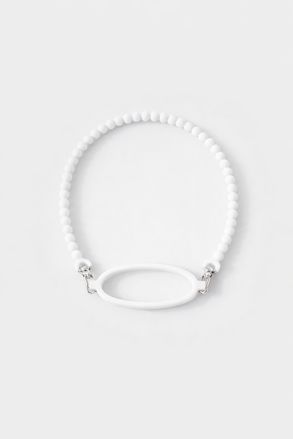 Silikoninen kantohihna juomapullolle – valkoinen