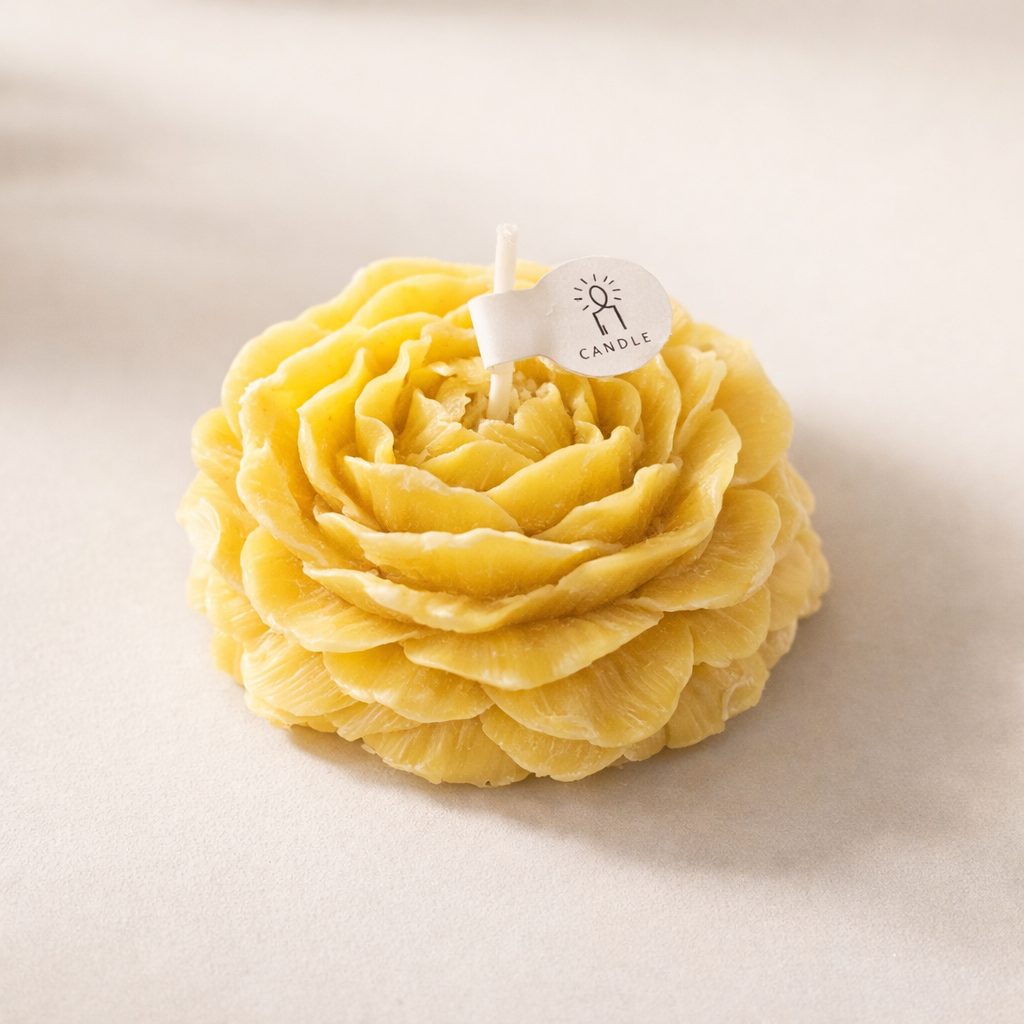 Ruusukynttilä – keltainen