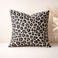 Leopard Jacquard -tyynyliina 45×45 cm