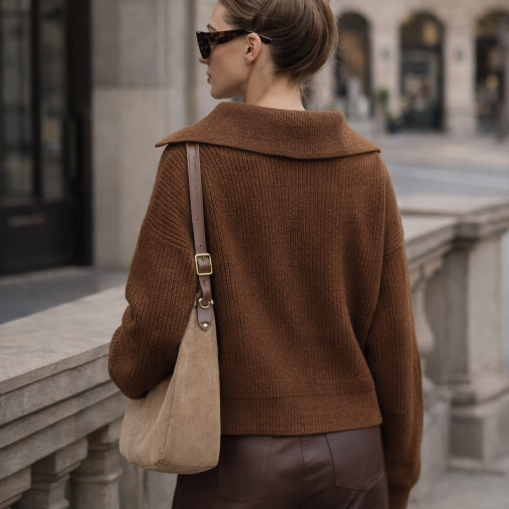 Nordic Half-Zip Knit