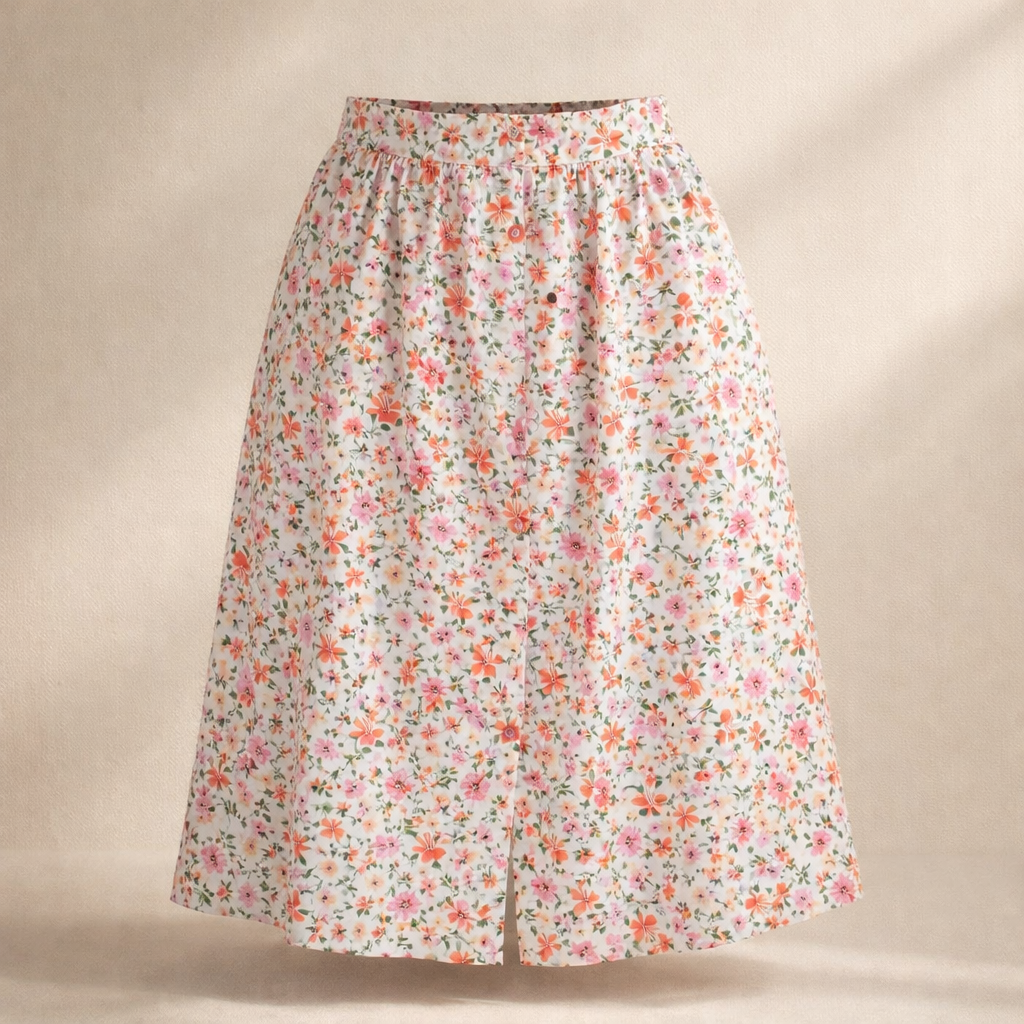 Kukkakuosinen Kesähame XL