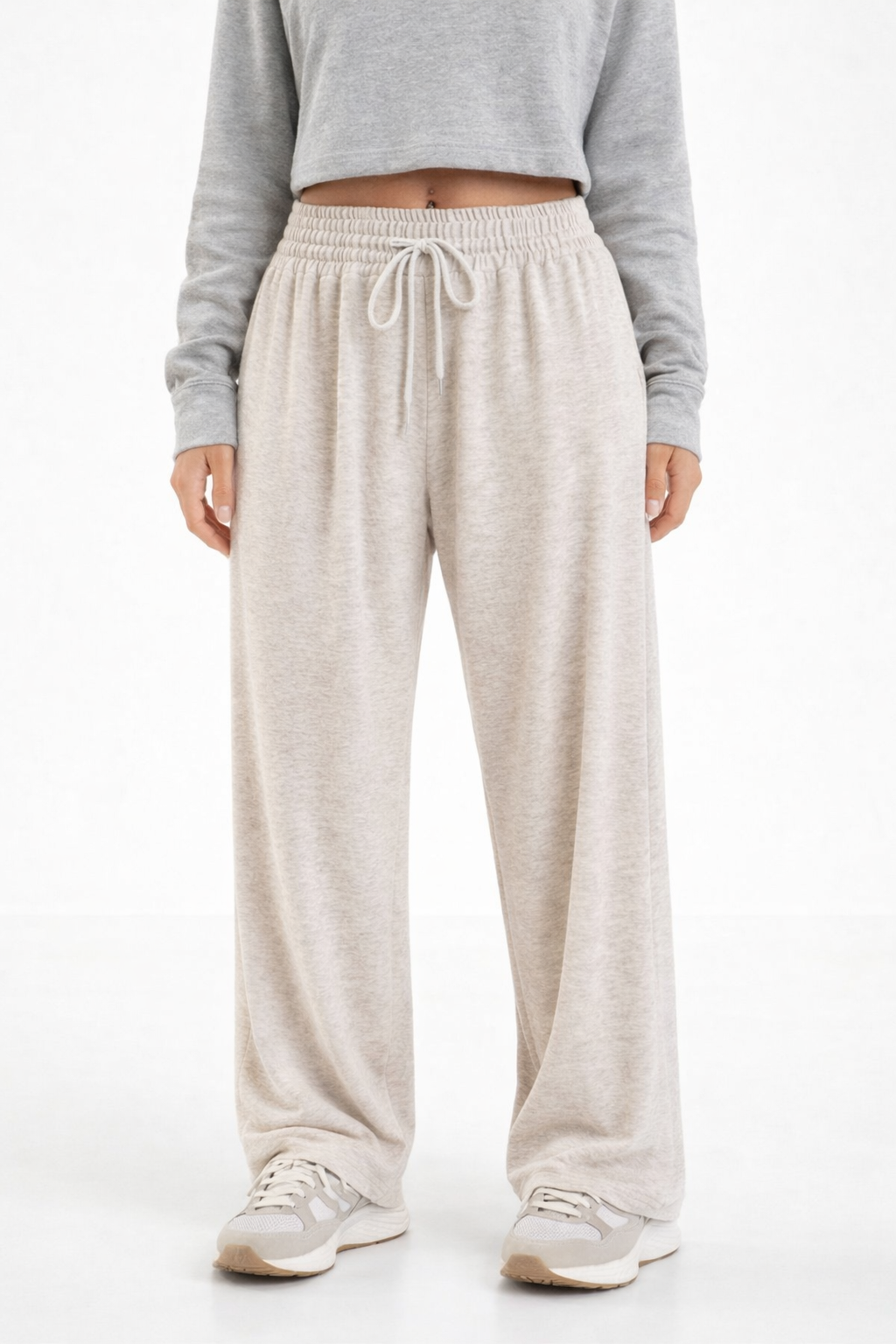 Soft Lounge Wide Pants – Aprikoosi L