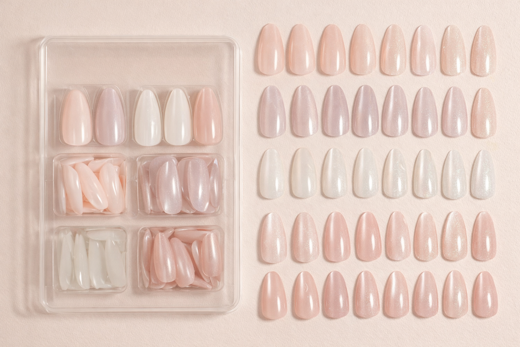 Pearl Nude Press-On Nails