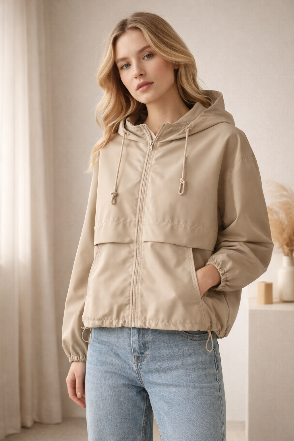 Nordic Light Wind Jacket – Khaki