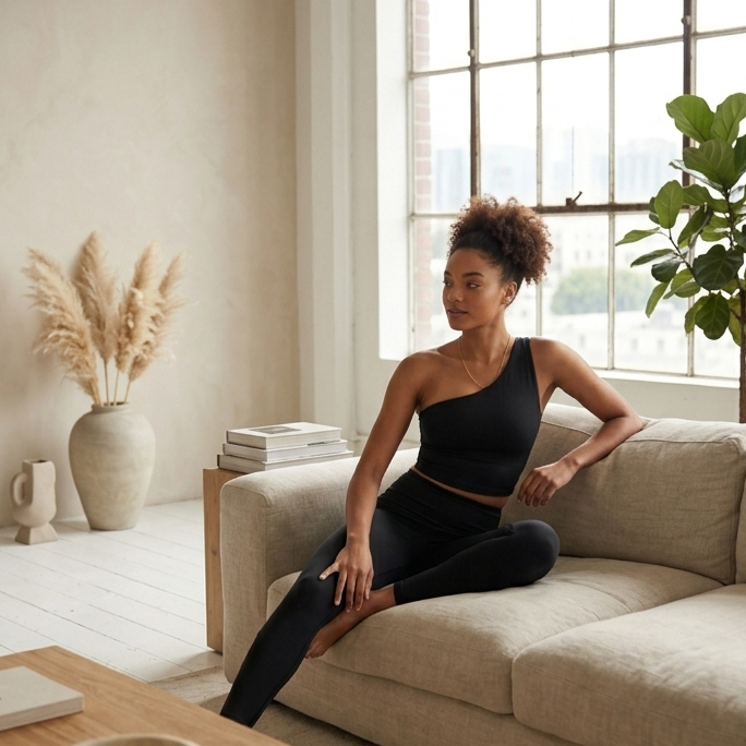 Nordic Sculpt One Shoulder Top