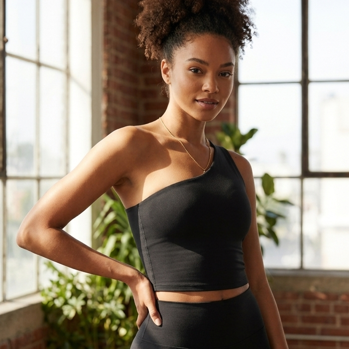 Nordic Sculpt One Shoulder Top