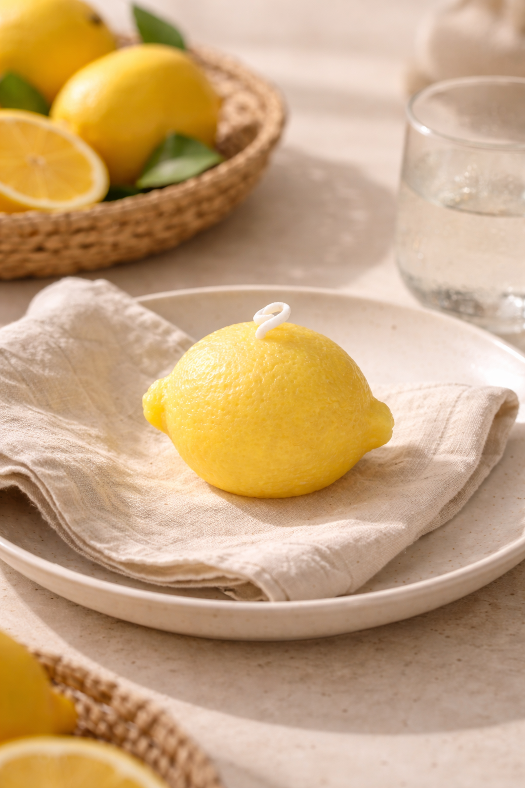 Sitruunakynttilä – pieni mutta tunnelmallinen yksityiskohta