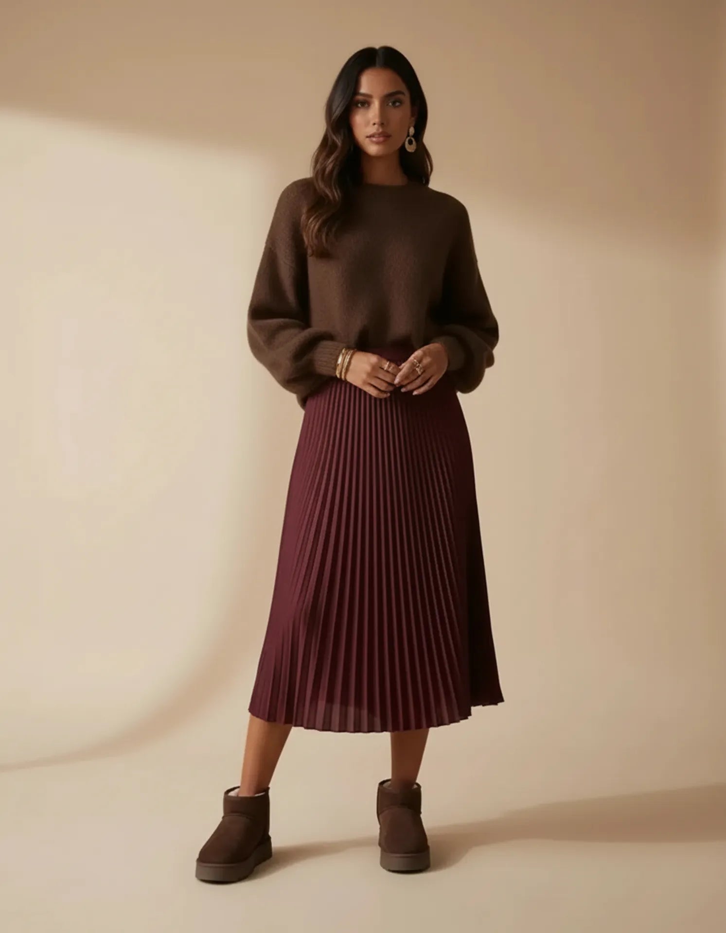 Nostalgic Snow Sleigh Editorial