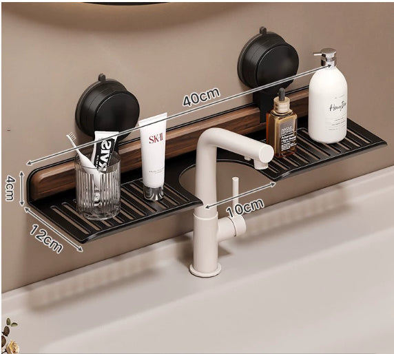 Poraamaton kylpyhuoneen seinähylly – useita kokoja