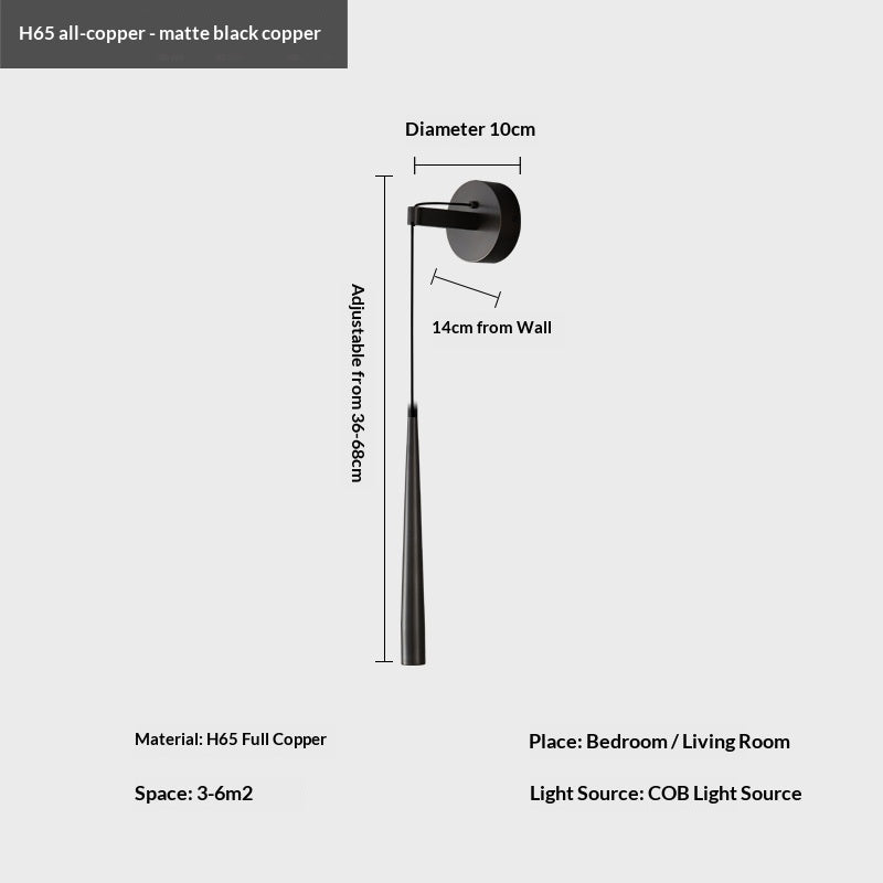 Élan Copper Wall Lamp