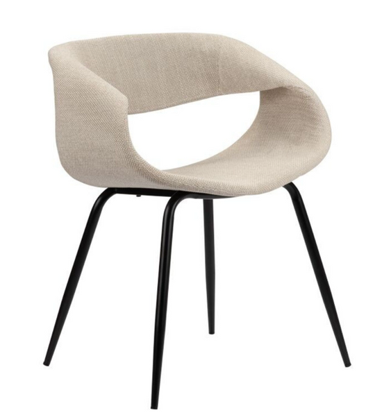 Whale chair white beige