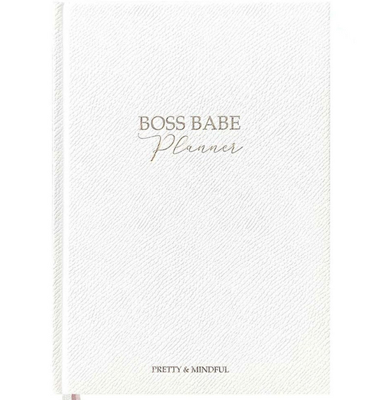 Boss babe planner white