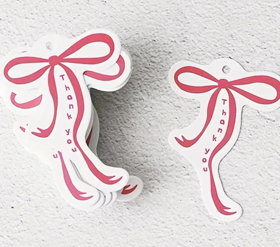 Pakettikortti rusetti 5kpl