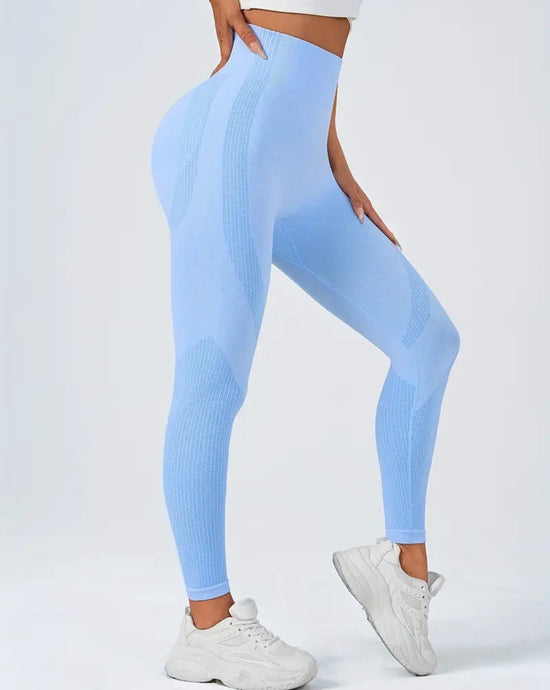 BootyLift™ Scrunch Seamless Leggings sky blue