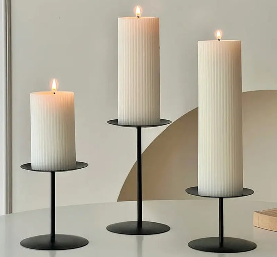 Minimal Black – Kynttilänjalka 3kpl