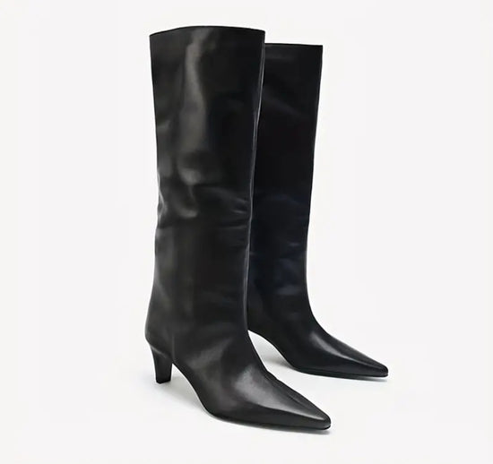 Midnight Elegance Heeled boots