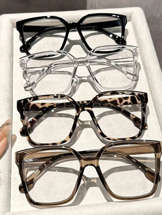 Luxe Frame Glasses – 4 kpl Trendisetti