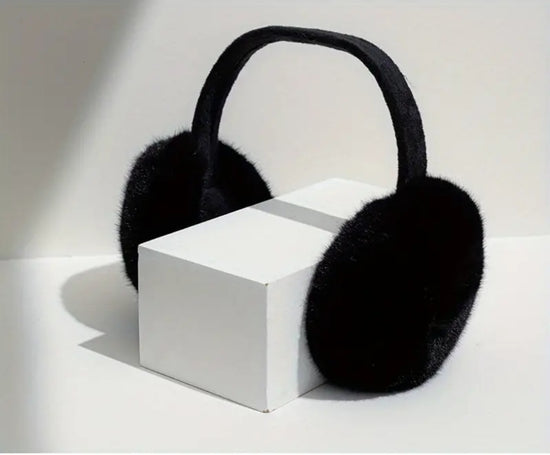 Fluffy soft Ear Warmers- korvalämmittimet musta