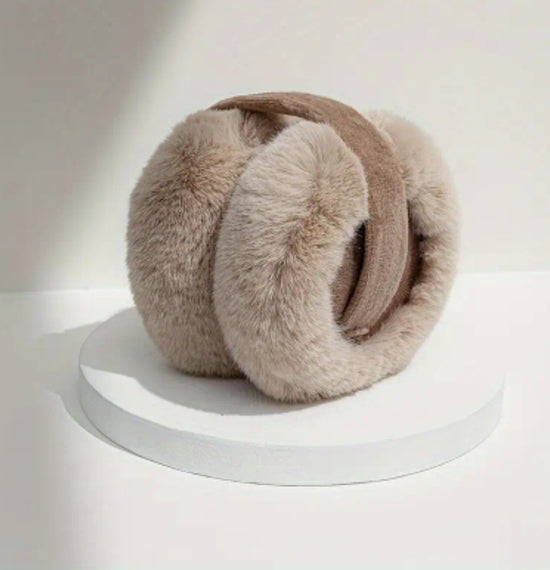 Fluffy soft Ear Warmers- korvalämmittimet khaki