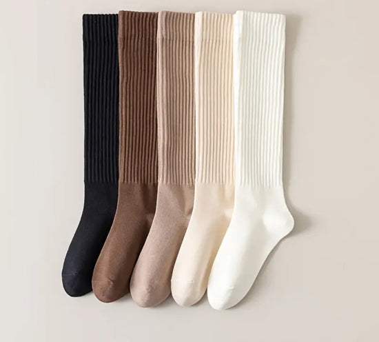 Cozy Rib Socks – 5 sävyä