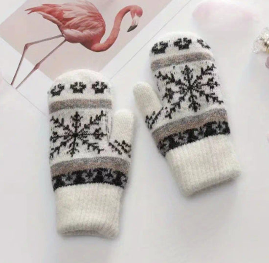 Snowflake Cozy Mittens – Pehmeät talvirukkaset
