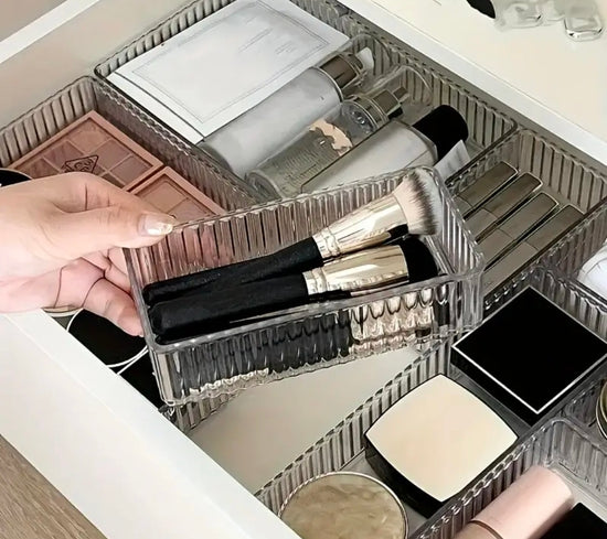 ClearRidge™ Drawer Organizer Set – 10 osan läpinäkyvä laatikkosetti