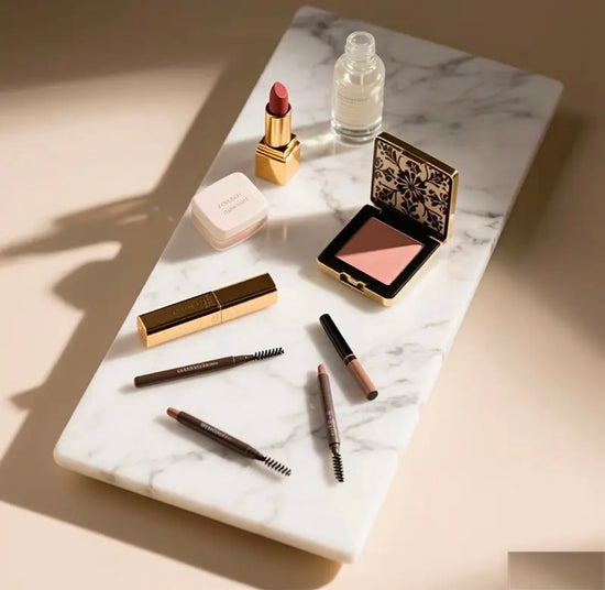 MarbleMuse™ Luxury Display Board – White Carrara