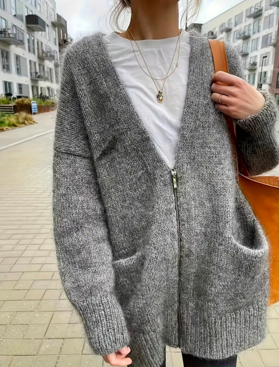 SoftCloud™ Zip Knit Cardigan