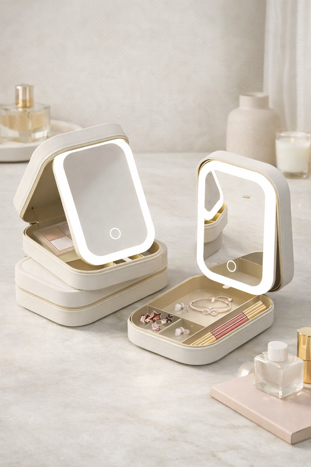 GlowCase – LED-meikkipeili & säilytyskotelo