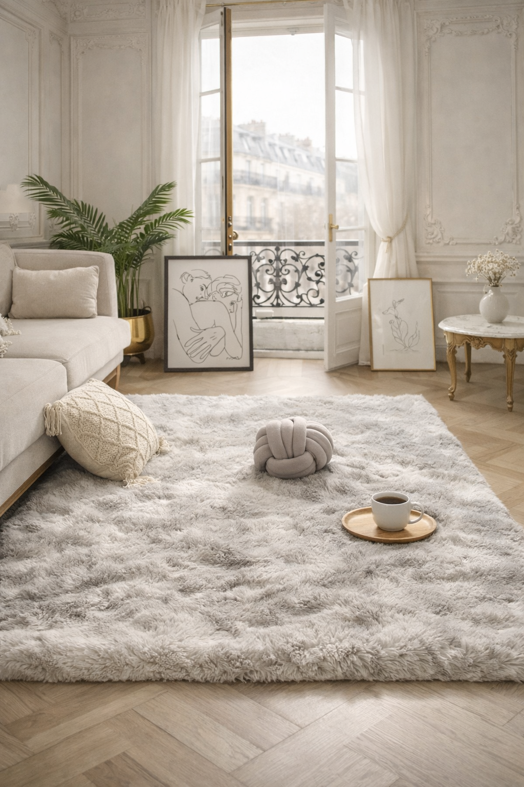 Soft Haven Plush Rug – Pehmeä Nukkamatto