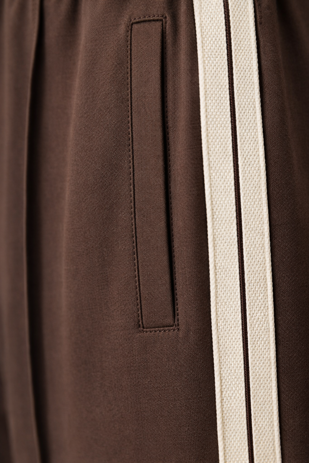 Soft Tailored Track Pants – Chocolate